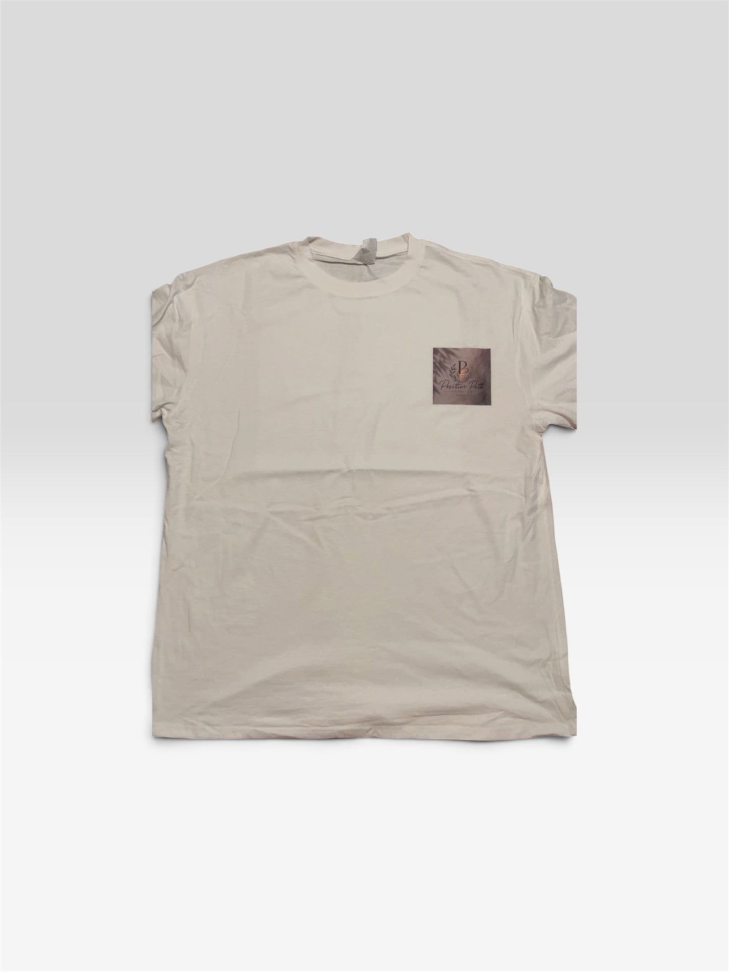 White logo T-shirt Large