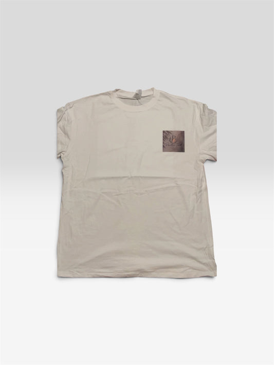 White logo T-shirt Large